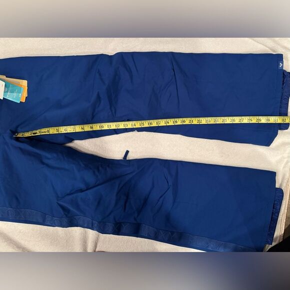 NWT Roxy Womens Spiral Snow Pants Blue Regular Fit Ski Snowboard Medium NEW - Picture 9 of 10